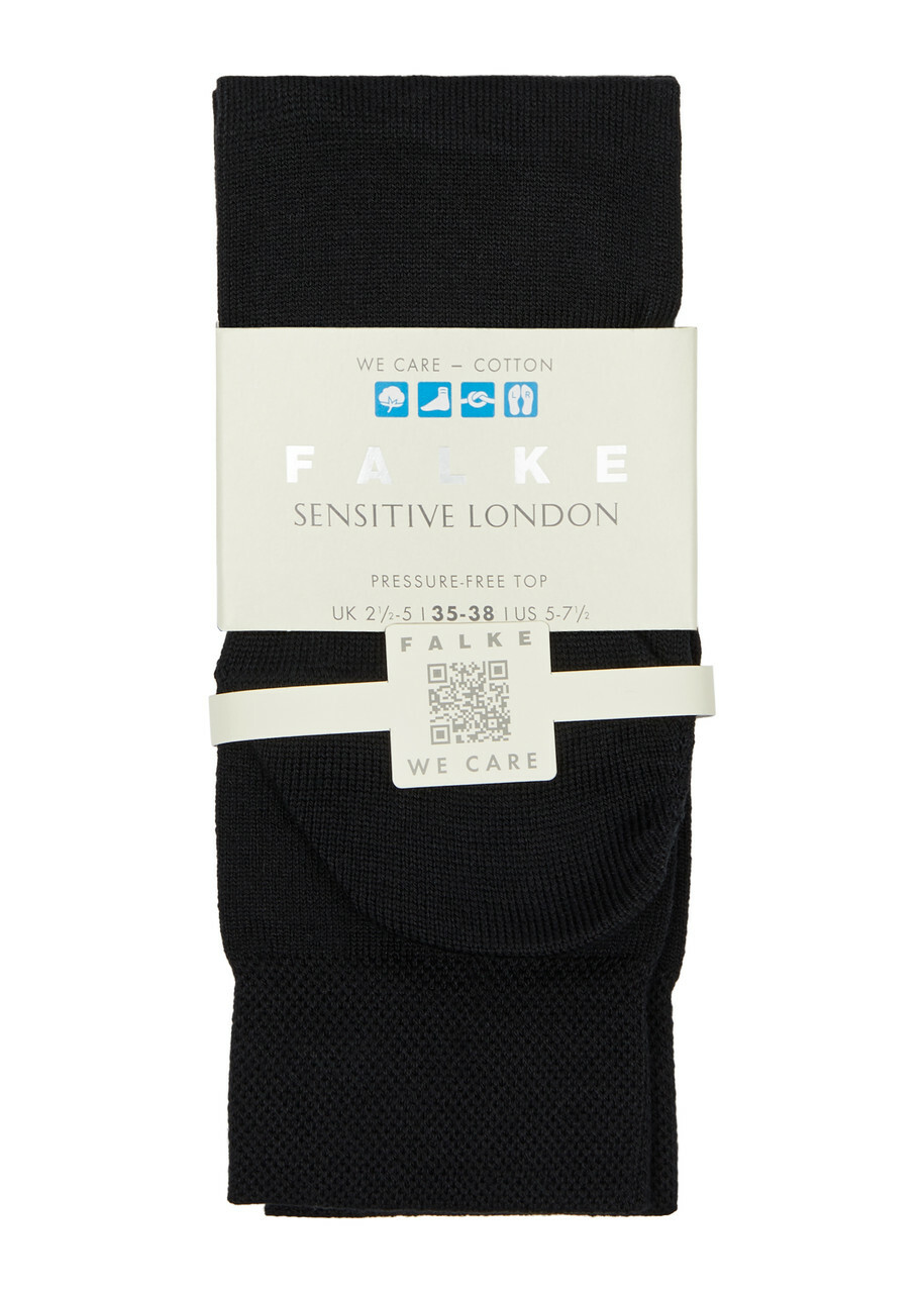 Falke Sensitive London Cotton-blend Socks Black