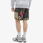 By Parra Men's Distorted Camo Shorts in Pink