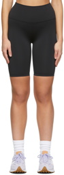 HÉROS Black Recycled Italian Scuba Sport Shorts