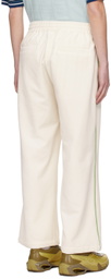 RICE NINE TEN Off-White Piping Lounge Pants