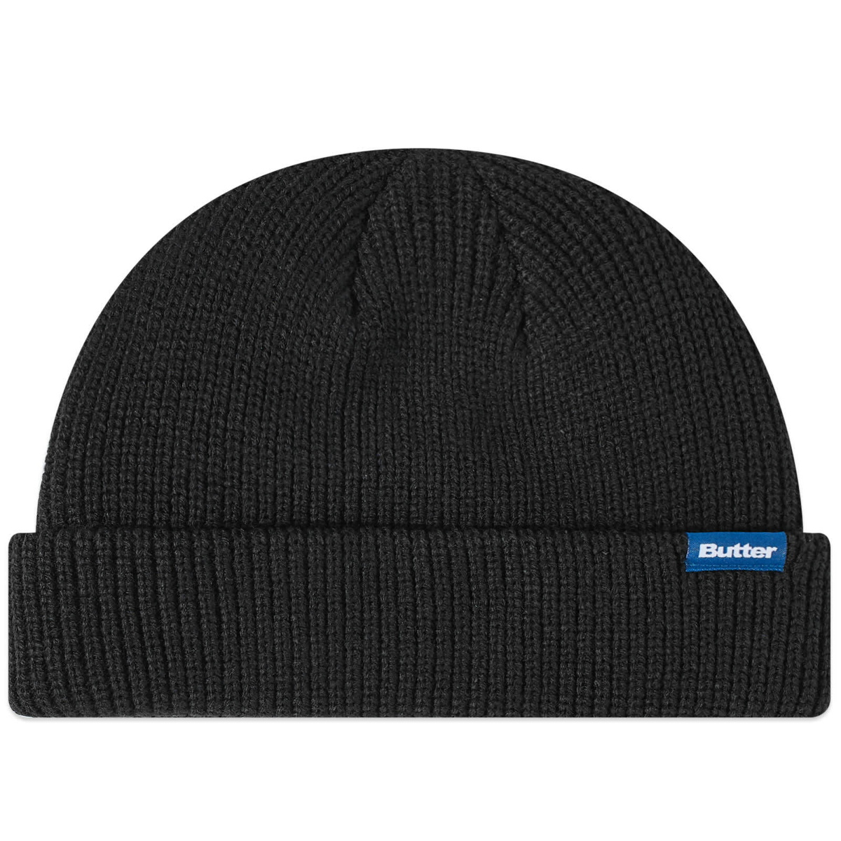 Butter Goods Men's Wharfie Beanie in Black Butter Goods
