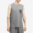 Y-3 Men's Run Tank Top in Ch Solid Grey