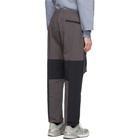N.Hoolywood Grey and Black Cold Weather Cargo Pants