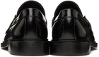 Moschino Black Logo Loafers