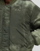 ØLÅF REVERSIBLE BOMBER JACKET Green Women
