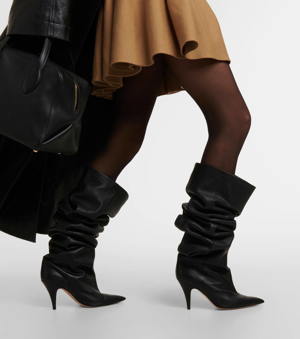 Khaite River leather knee-high boots Khaite
