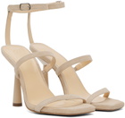 GIABORGHINI Beige Adaline Heeled Sandals