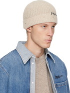 Marni Beige Wool Beanie