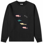 Bode Men's Fish Sweatshirt in Black