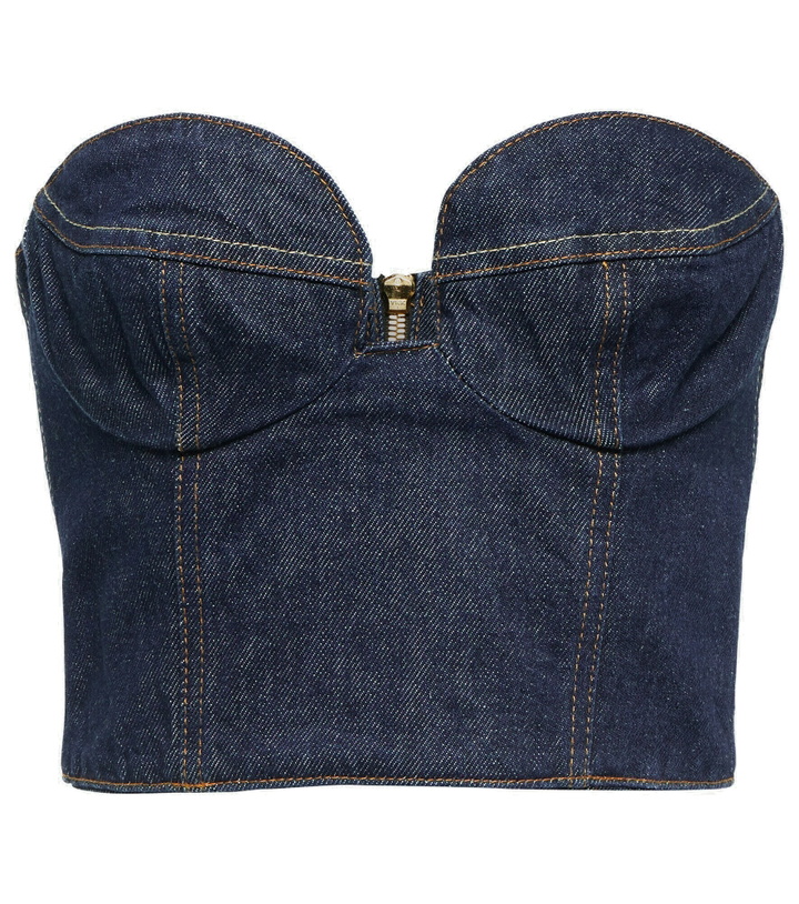 Photo: Magda Butrym - Denim bustier
