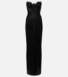 Maria Lucia Hohan Jasleen silk tulle corset gown