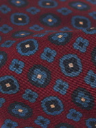 RUBINACCI - 7cm Wool and Silk-Blend Tie - Burgundy