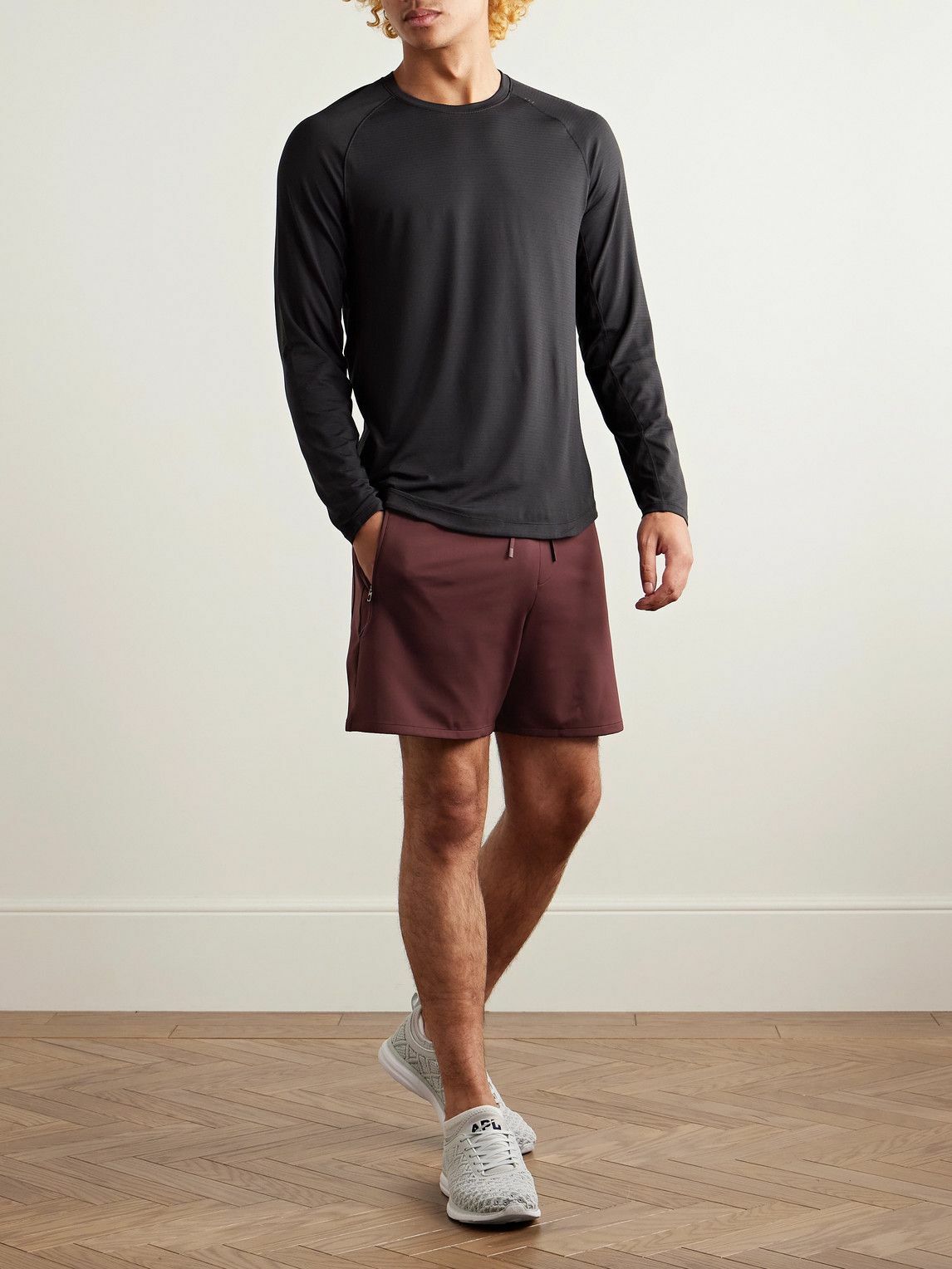 Nike Training - A.P.S. Straight-Leg Dri-FIT ADV Shorts - Burgundy