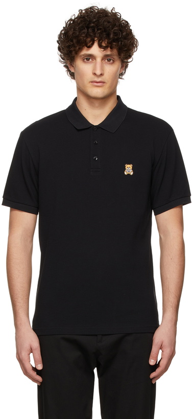 Photo: Moschino Black Teddy Bear Polo