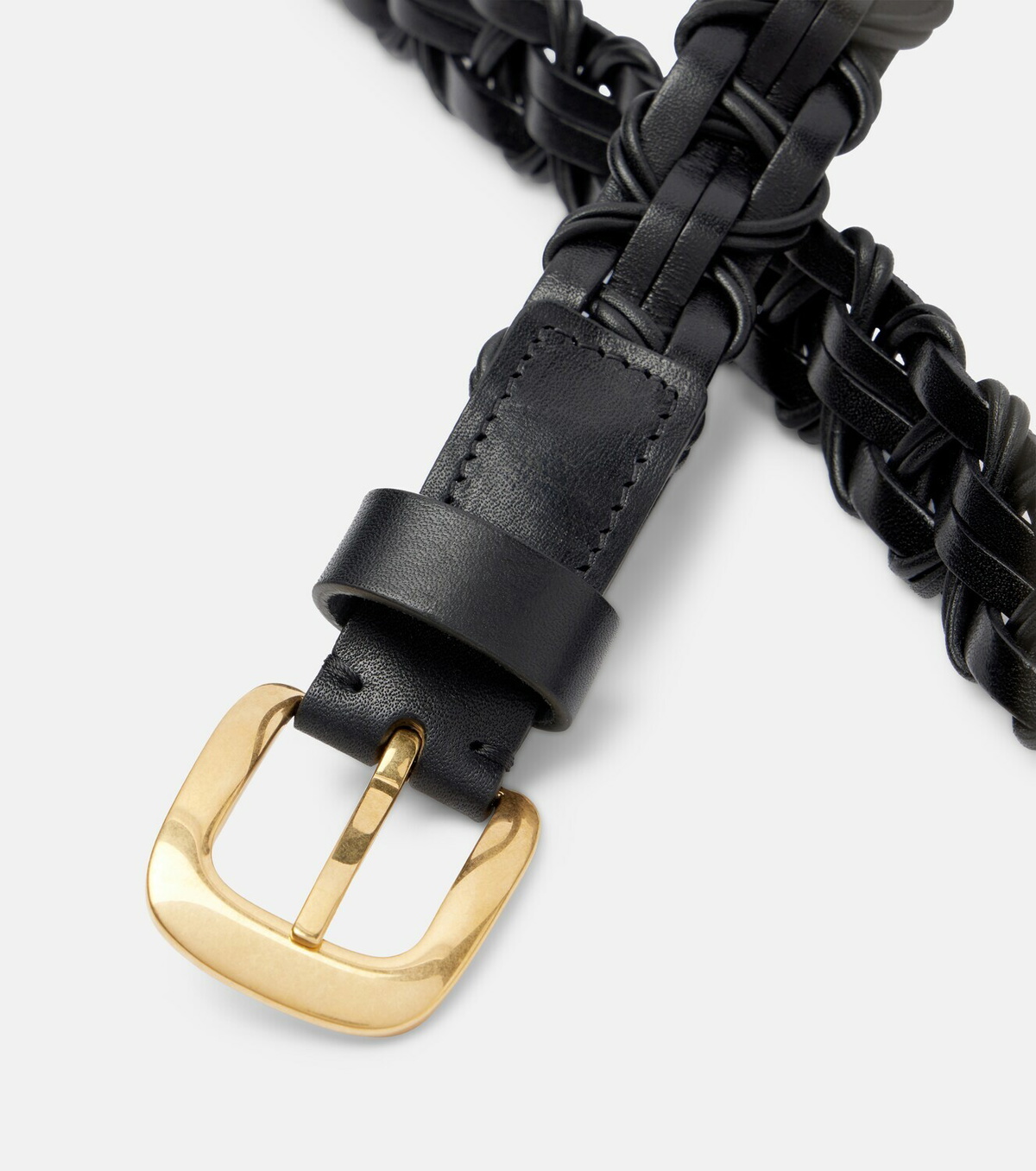 The Row Woven leather belt