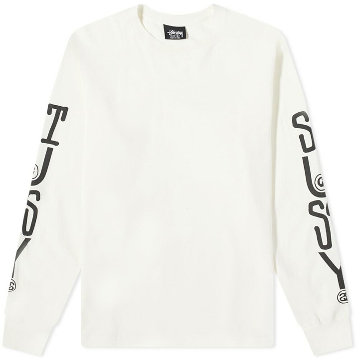 Photo: Stussy Long Sleeve Classic Stack Pigment Dyed Tee