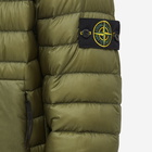 Stone Island Men's Hooded Lightweight Down Jacket in Olive