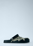 Rick Owens Megalace Mule Granola Flats