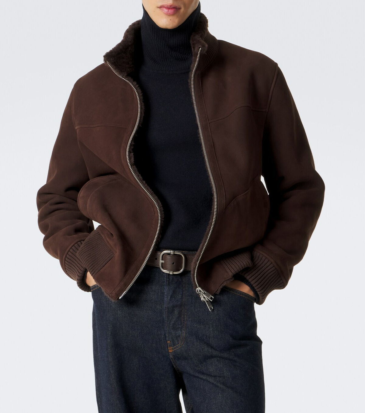 Arma Arek suede blouson jacket