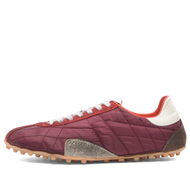 Photo: Maison Margiela Men's Sprinters Low Top Sneaker in Oxblood/White/Grey