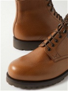 J.M. Weston - Full-Grain Leather Lace-Up Boots - Brown