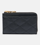 Saint Laurent Cassandre Bijou quilted leather card case