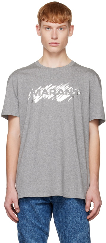 Photo: Isabel Marant Gray Printed T-Shirt