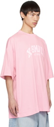 VETEMENTS Pink 'X-Small' T-Shirt