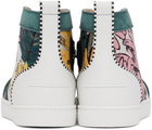 Christian Louboutin Multicolor Lou Spikes Orlato Sneakers