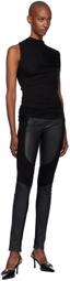 Helmut Lang Black Sleeveless Wind Top