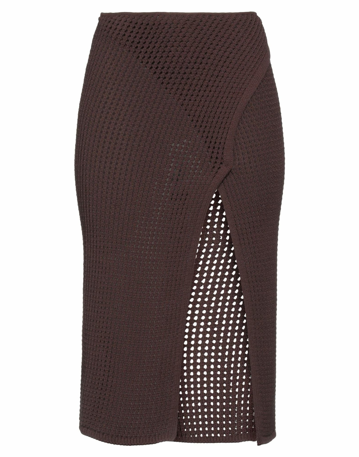 Andreādamo Womens Midi skirt Dark in Brown
