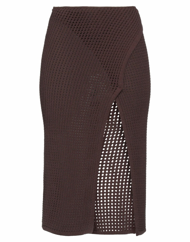 Photo: Andreādamo Womens Midi skirt Dark in Brown