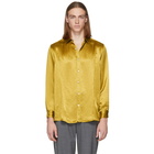 Goodfight Yellow Satin Proper Shirt