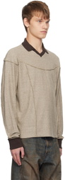 NVRFRGT Beige Paneled Polo