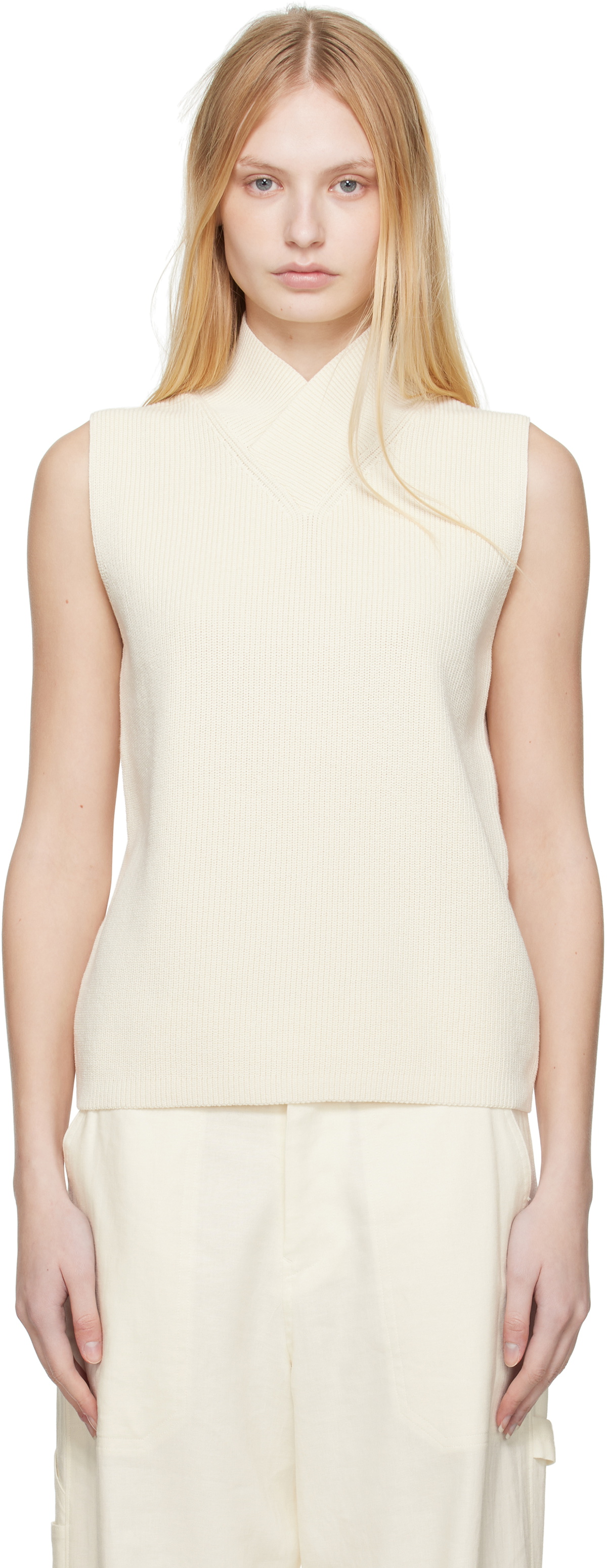 Studio Nicholson Off-White Ceres Vest