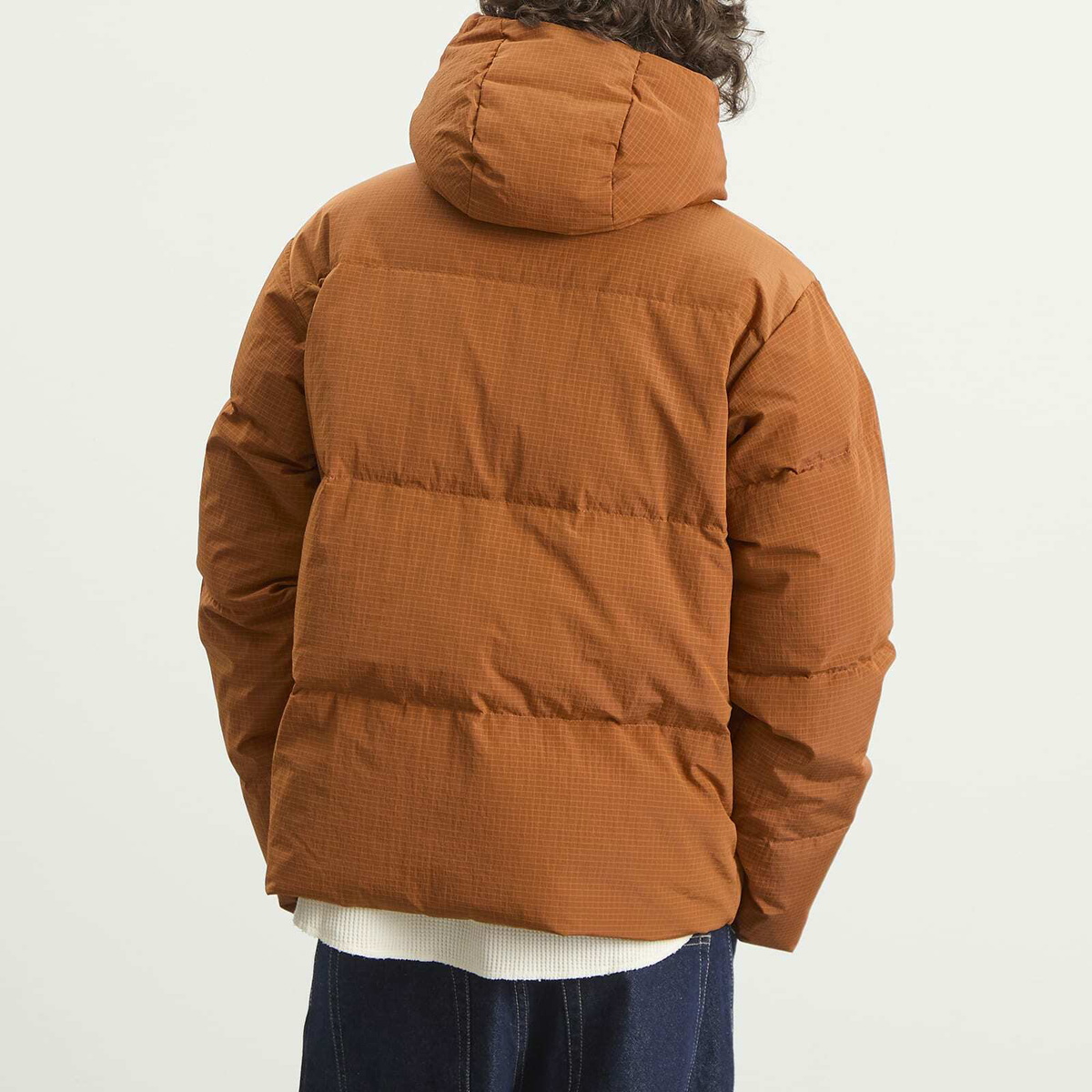 Polar Skate Co. Men's Soft Puffer Jacket in Orange