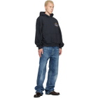 Rhude Black Safari Crest Hoodie