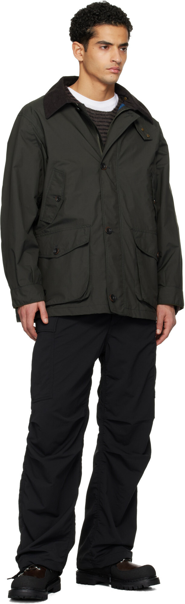 nanamica Khaki 2L PERTEX UNLIMITED Field Jacket
