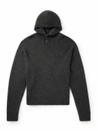 LEMAIRE - Knitted Hoodie - Brown