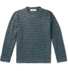 Séfr - Leath Ribbed Cotton and Linen-Blend Sweater - Multi