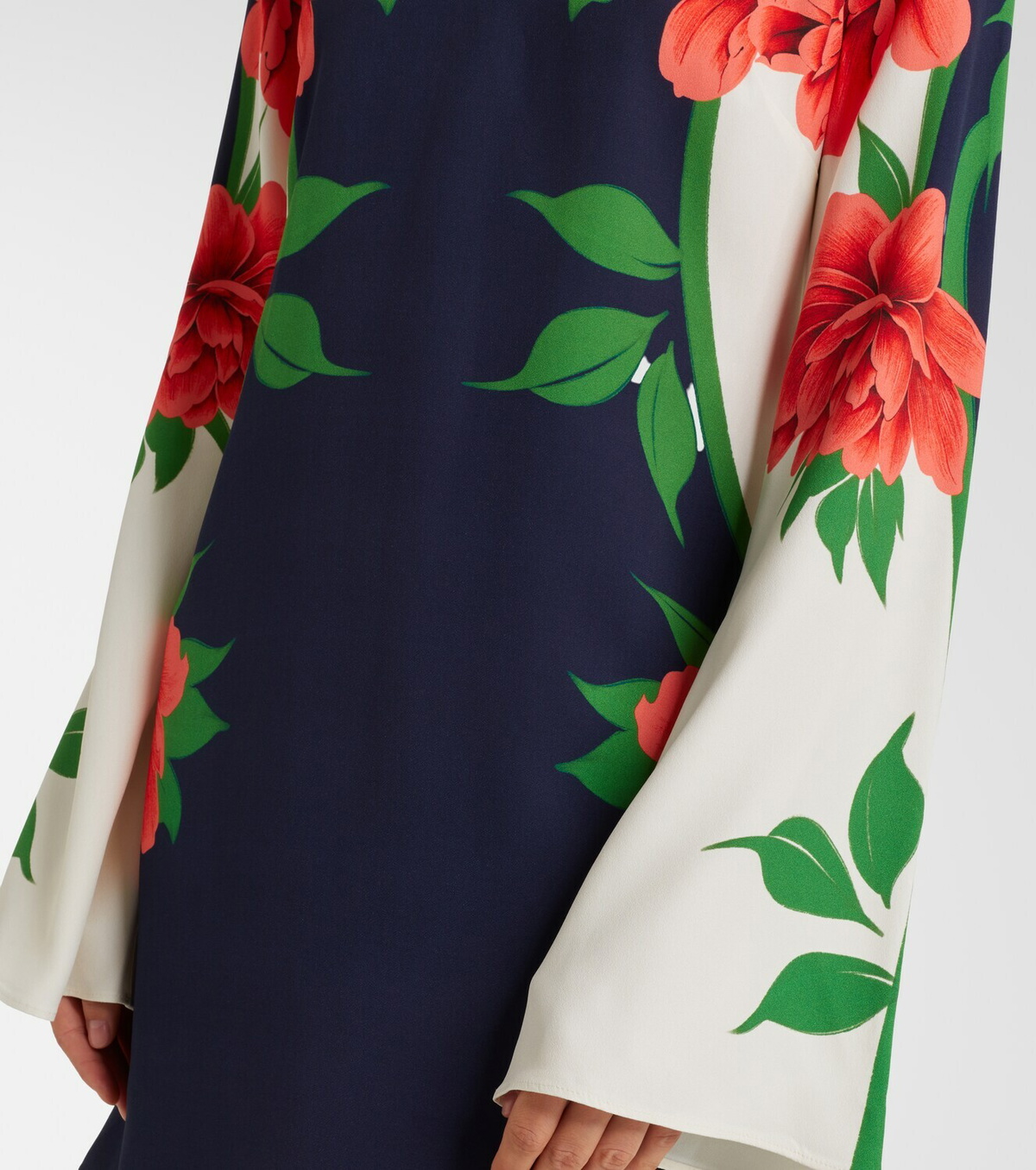 La DoubleJ Supremes printed satin minidress