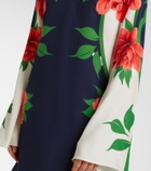 La DoubleJ Supremes printed satin minidress