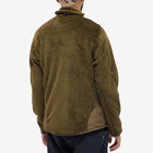 And Wander Men's High Loft Fleece Jacket in Khaki