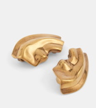 Khaite Amato 18kt gold-plated earrings