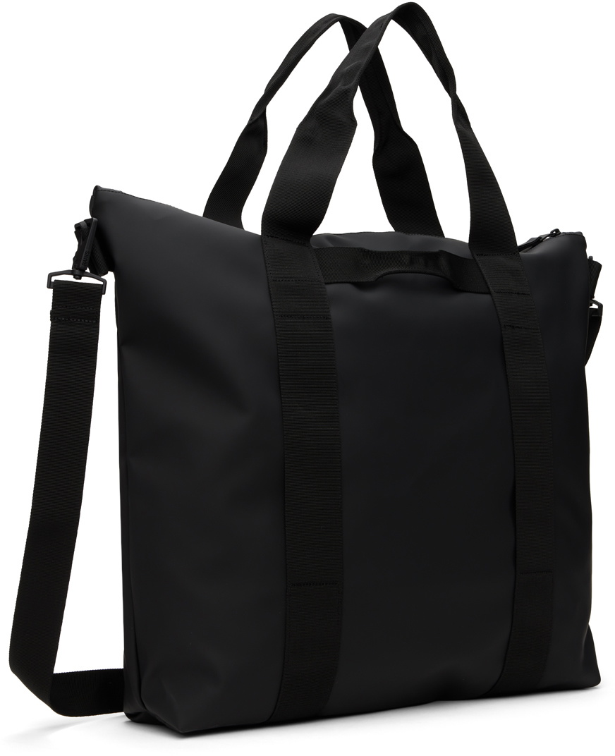 RAINS Black Waterproof Tote