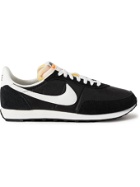 Nike - Waffle 2 SP Leather and Suede-Trimmed Nylon Sneakers - Black