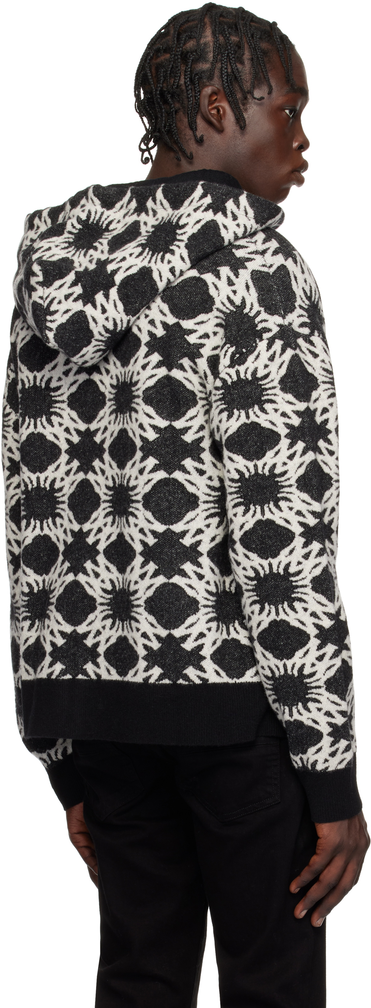 AMIRI Black MA Quad Hoodie Amiri
