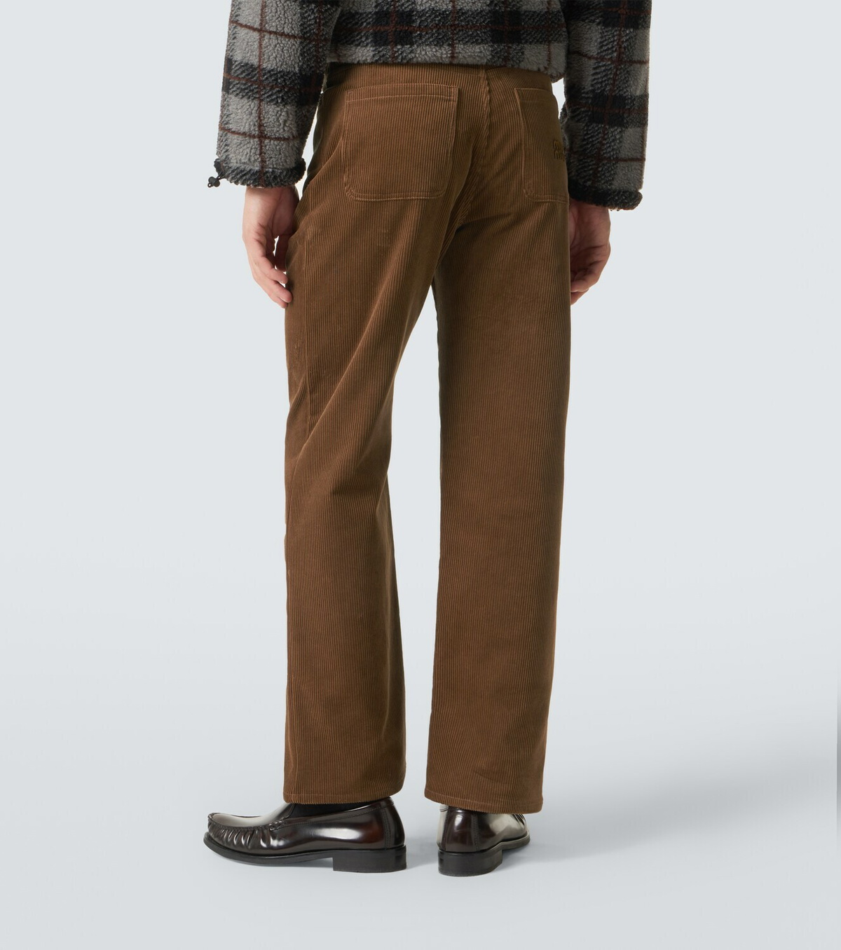 Miu Miu Cotton corduroy straight pants