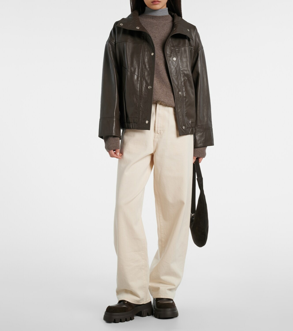 Bogner Sapporo shearling-lined leather lace-up boots