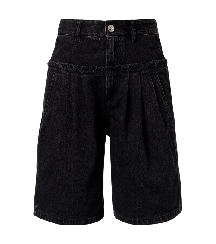 Photo: Marant Etoile Iselle denim Bermuda shorts